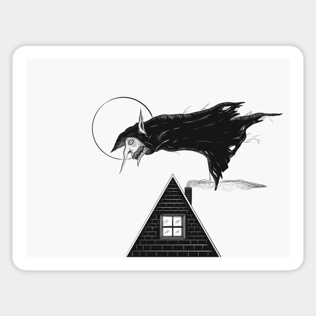 Witch Sticker by DemoNero